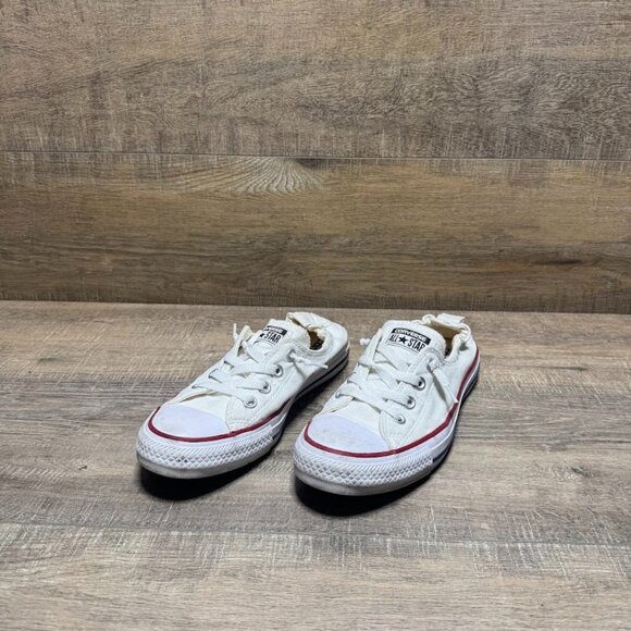 Converse All Star Shoreline White Canvas Sneakers Women's Size 9 - Picture 1 of 7